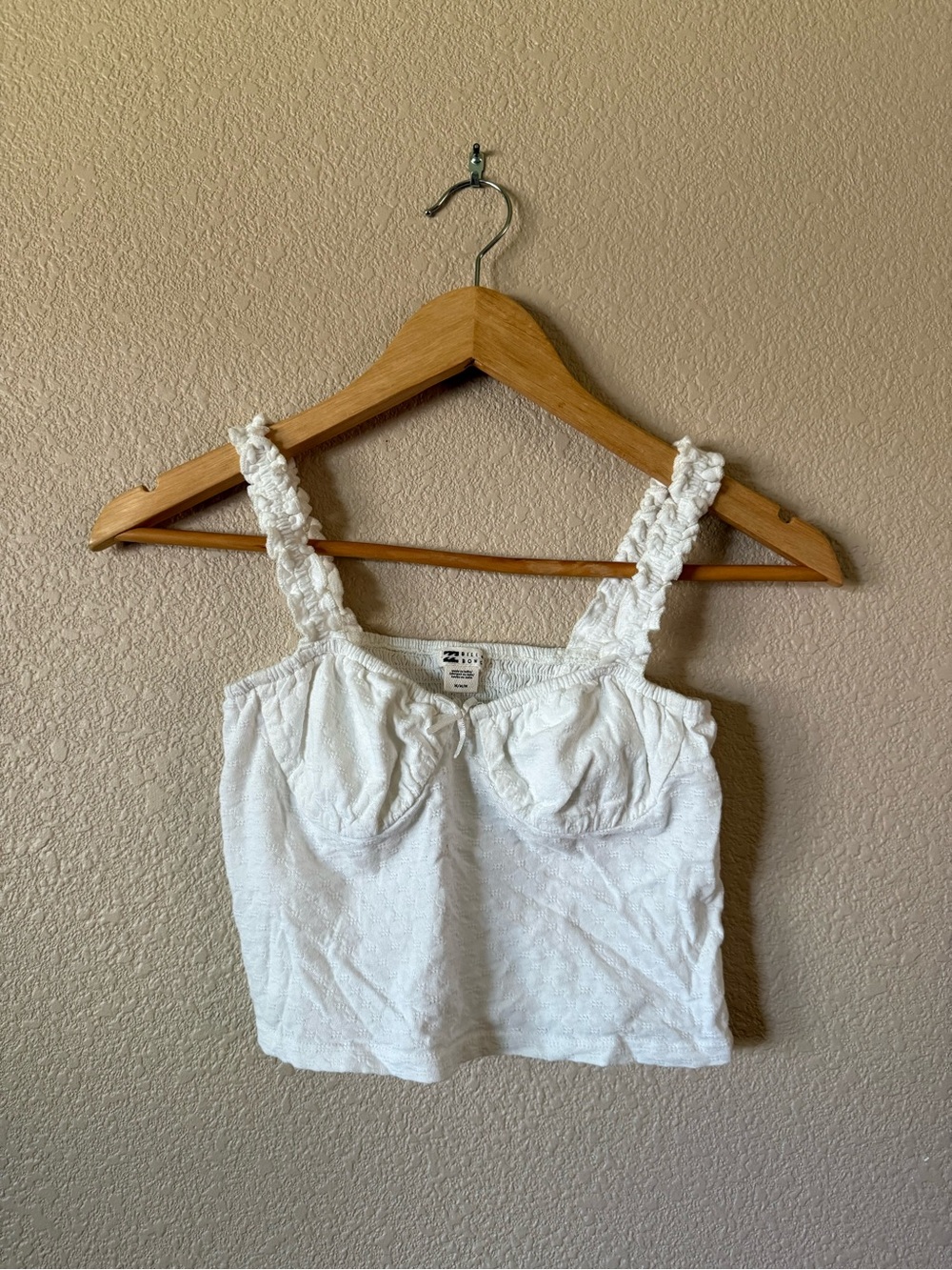 Billabong White Cropped Camisole